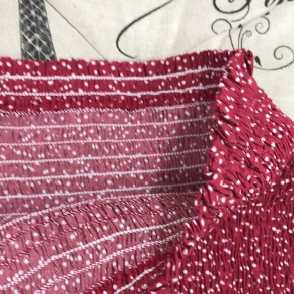 SAGE THE LABEL Strawberry Field Smocked Skirt - Picture 6 of 7